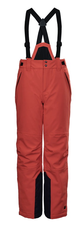 Killtec Winter-Skihose KSW 79 (wasserdicht, atmungsaktiv, PFC-frei, Schneefang, Kantenschutz) neonorange Kinder